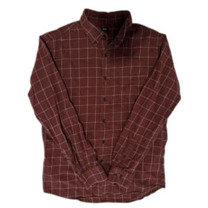 Uniqlo Flannel Checked Long-Sleeve S